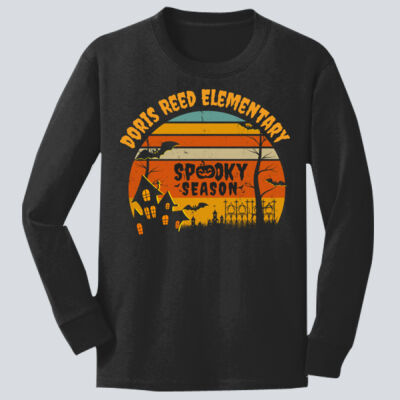 Youth Long Sleeve Shirt - Fall Holidays - Haunted House Thumbnail