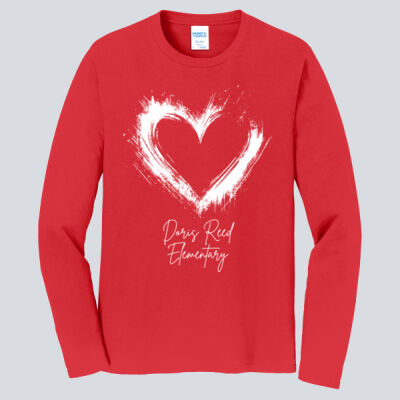 Adult Long Sleeve Shirt - Spring Holidays - Valentine's Heart Thumbnail